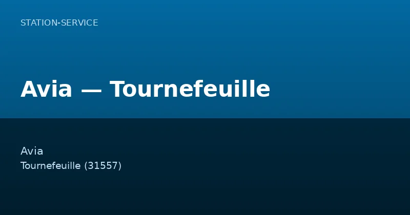 Avia — Tournefeuille