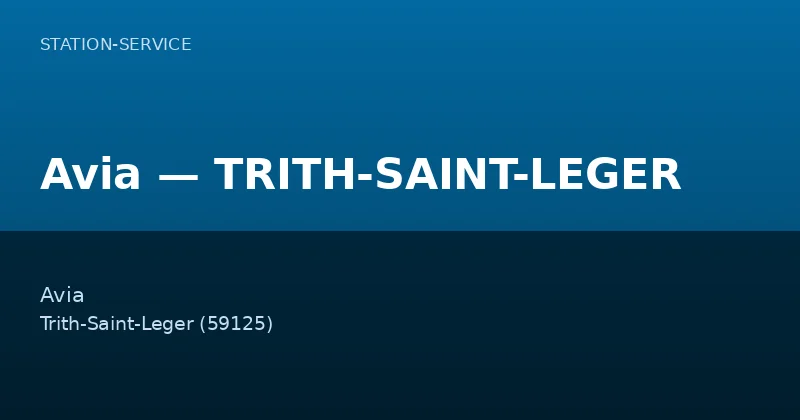 Avia — TRITH-SAINT-LEGER
