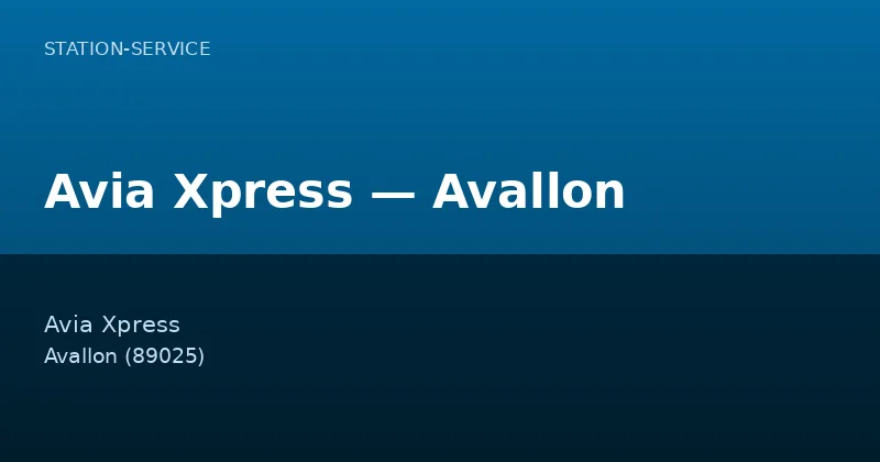 Avia Xpress — Avallon