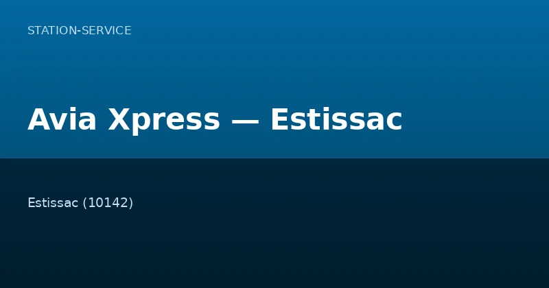 Avia Xpress — Estissac