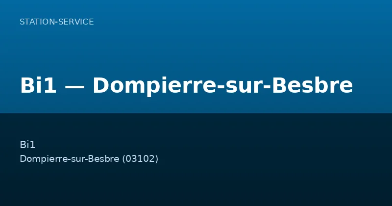 Bi1 — Dompierre-sur-Besbre