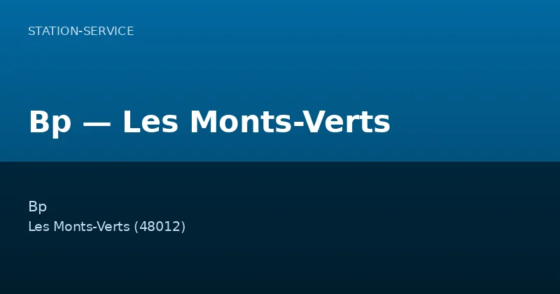 Bp — Les Monts-Verts