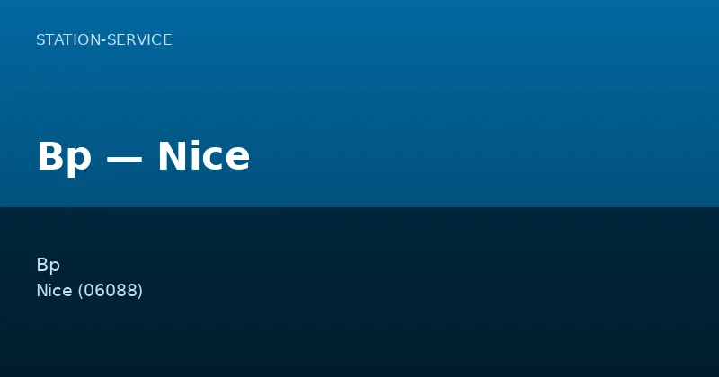 Bp — Nice