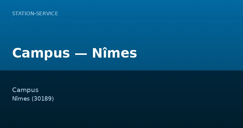 Campus — Nîmes
