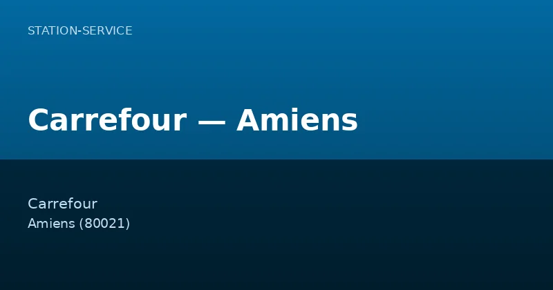 Carrefour — Amiens