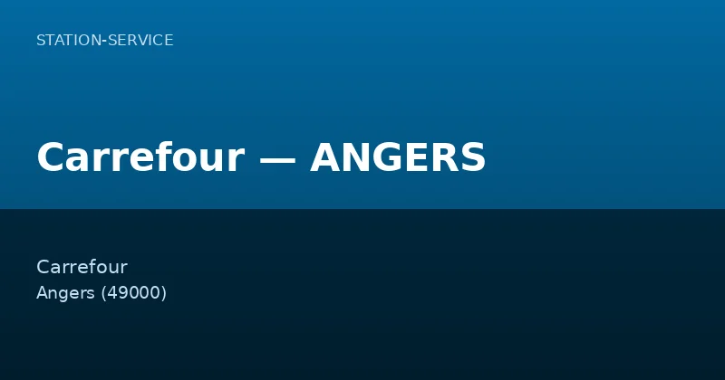 Carrefour — ANGERS