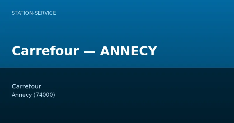 Carrefour — ANNECY