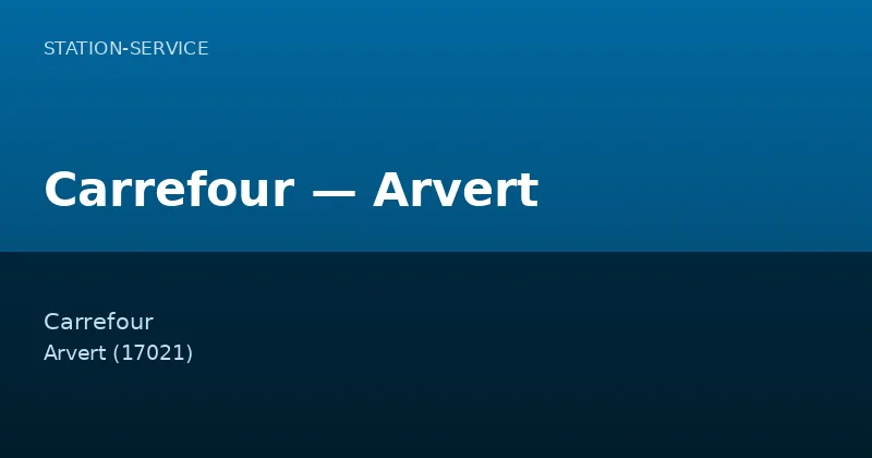 Carrefour — Arvert