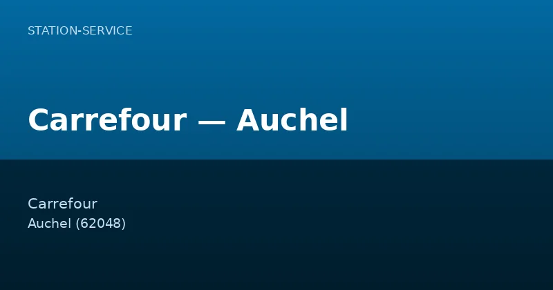 Carrefour — Auchel