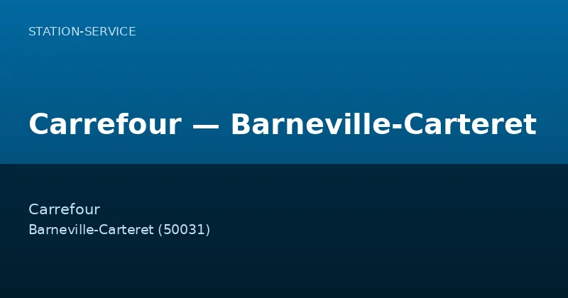 Carrefour — Barneville-Carteret