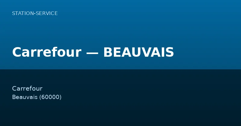 Carrefour — BEAUVAIS