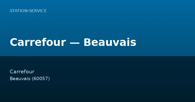 Carrefour — Beauvais