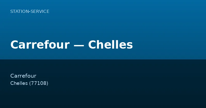 Carrefour — Chelles