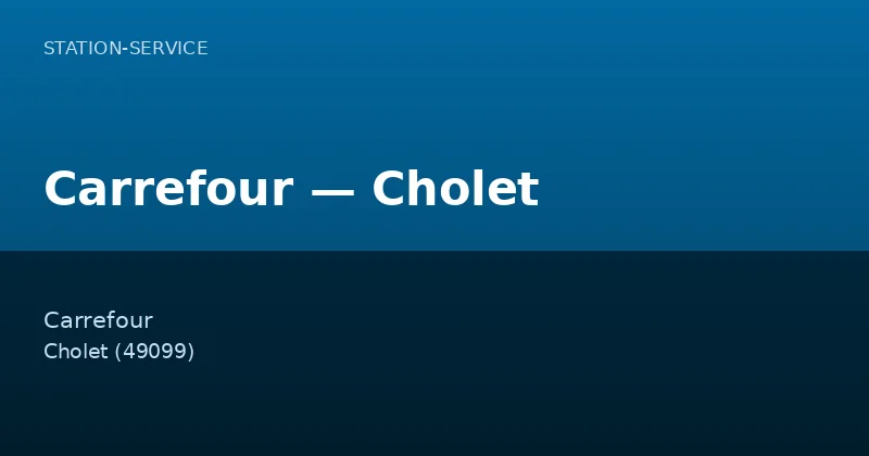 Carrefour — Cholet