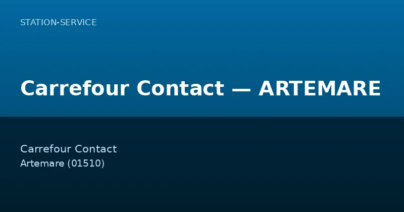 Carrefour Contact — ARTEMARE