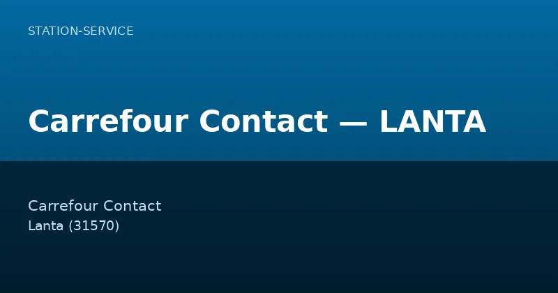 Carrefour Contact — LANTA