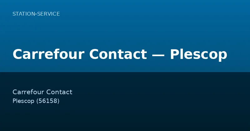 Carrefour Contact — Plescop