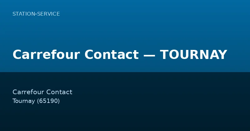 Carrefour Contact — TOURNAY