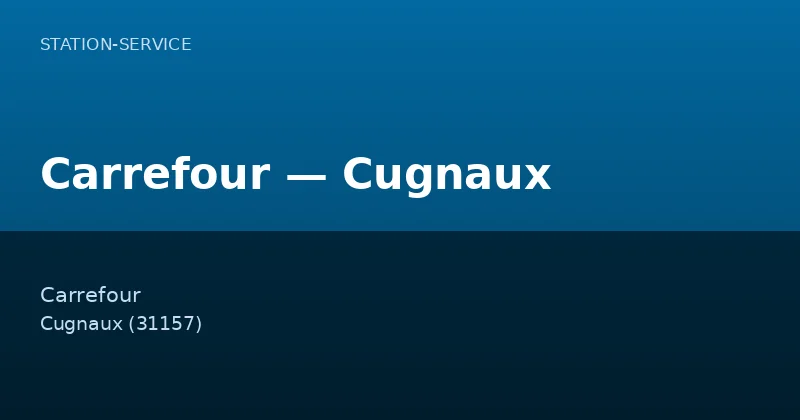 Carrefour — Cugnaux