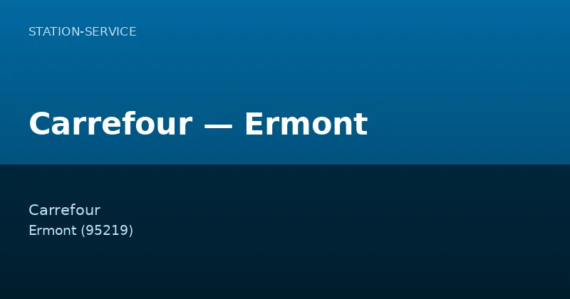 Carrefour — Ermont