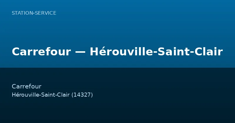 Carrefour — Hérouville-Saint-Clair