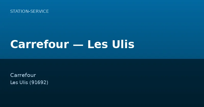Carrefour — Les Ulis