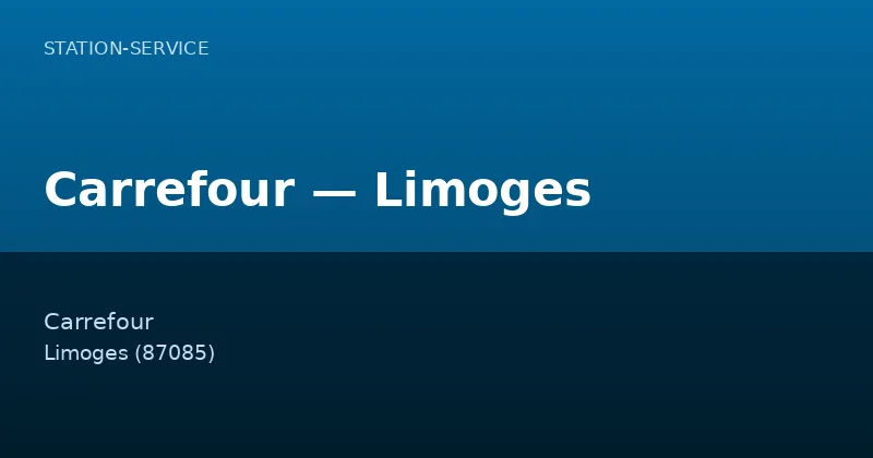 Carrefour — Limoges