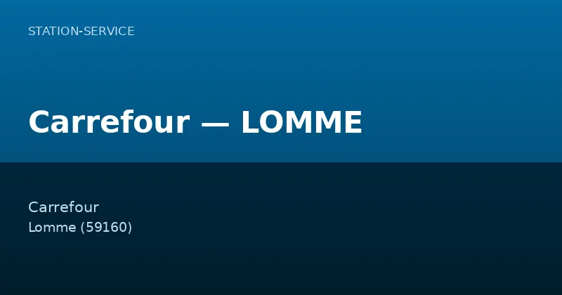 Carrefour — LOMME