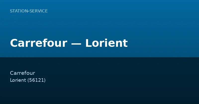 Carrefour — Lorient