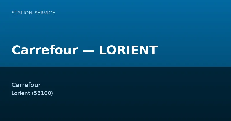 Carrefour — LORIENT