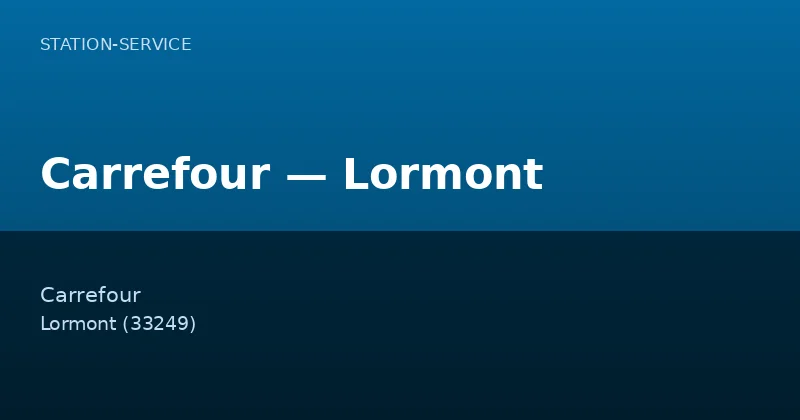 Carrefour — Lormont