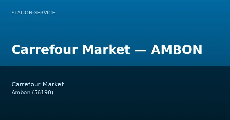 Carrefour Market — AMBON