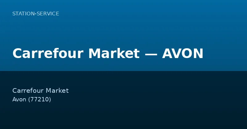 Carrefour Market — AVON