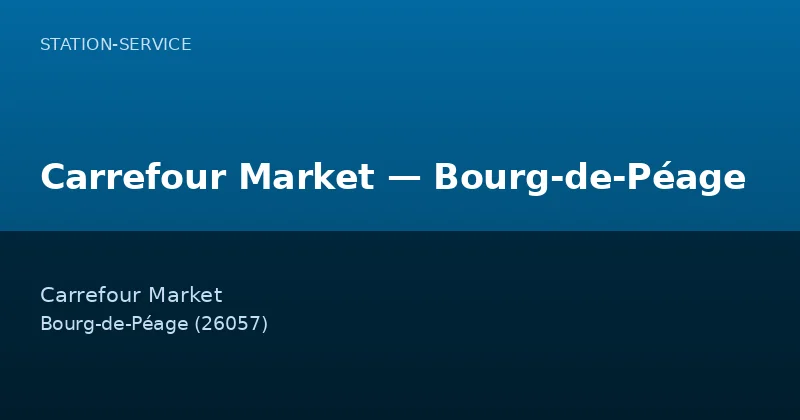 Carrefour Market — Bourg-de-Péage