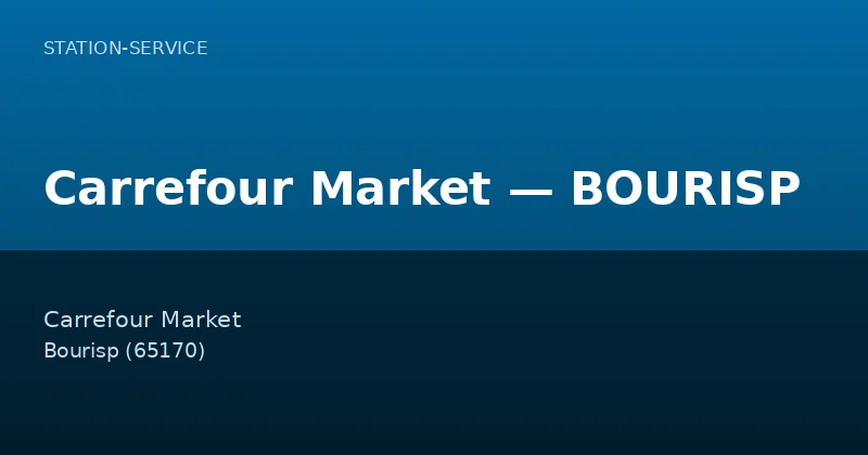 Carrefour Market — BOURISP