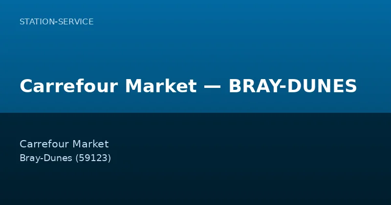 Carrefour Market — BRAY-DUNES