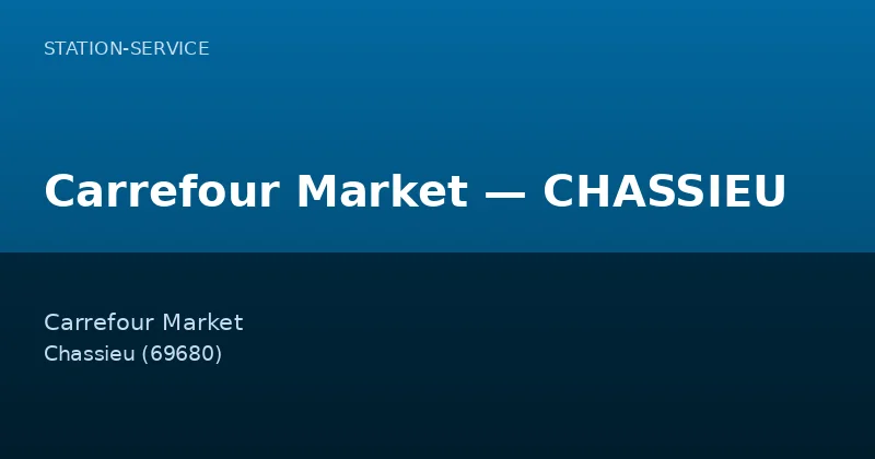 Carrefour Market — CHASSIEU