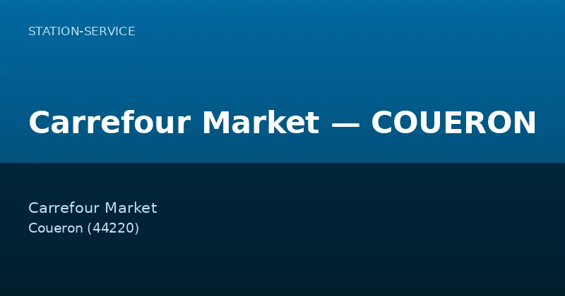 Carrefour Market — COUERON