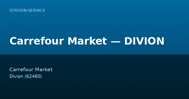 Carrefour Market — DIVION