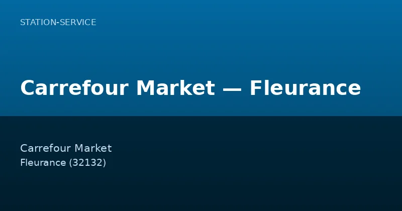 Carrefour Market — Fleurance