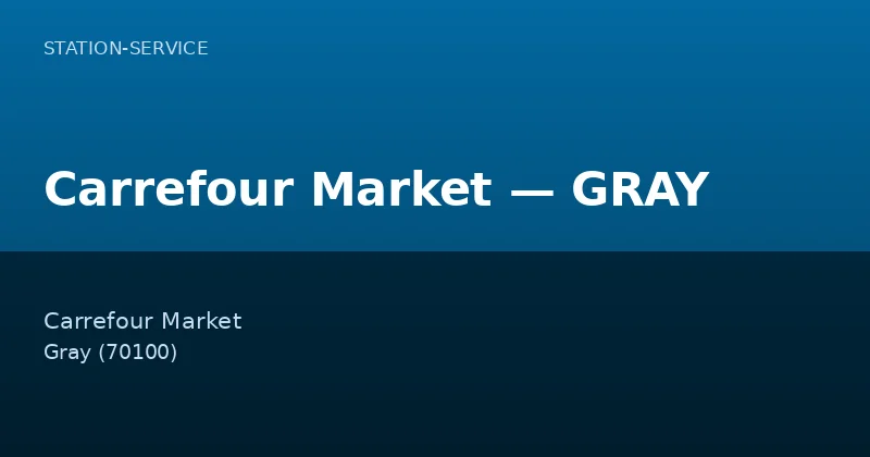 Carrefour Market — GRAY