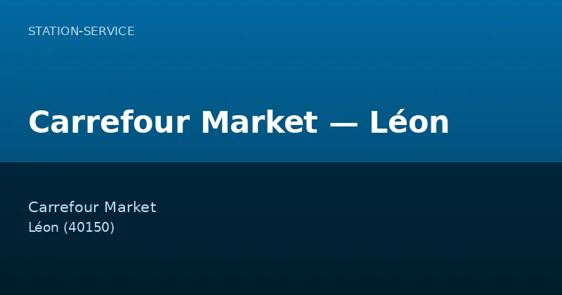 Carrefour Market — Léon