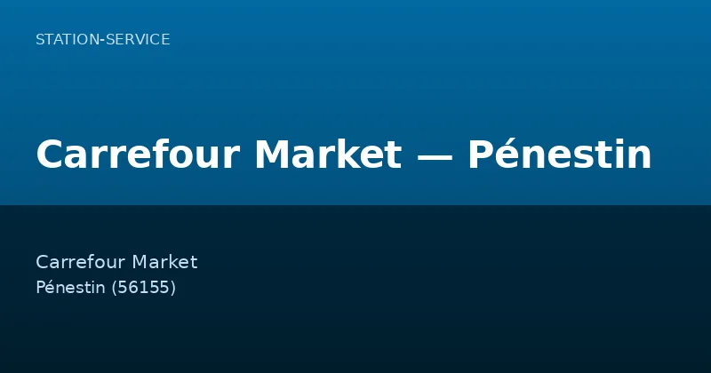 Carrefour Market — Pénestin