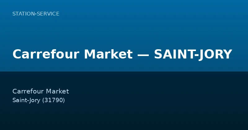 Carrefour Market — SAINT-JORY