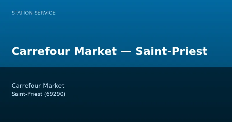 Carrefour Market — Saint-Priest