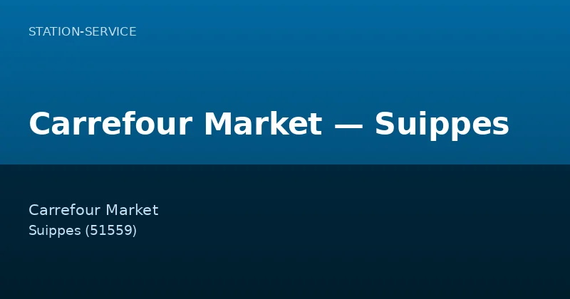 Carrefour Market — Suippes