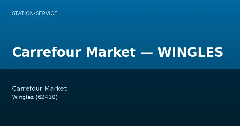 Carrefour Market — WINGLES