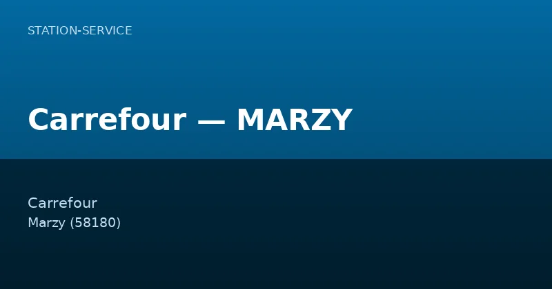 Carrefour — MARZY