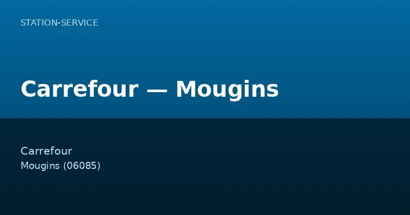 Carrefour — Mougins