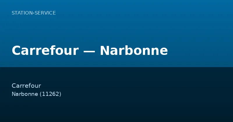 Carrefour — Narbonne